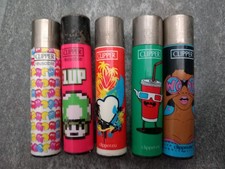 Vintage Clipper Lighters Rare - unusual designs retro arcade images