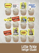 Only Fools 12 Cupcake Toppers