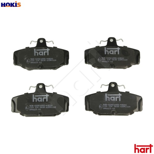 Brake pad set - set, disc