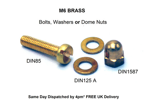 Brass bolts washers or - brass,