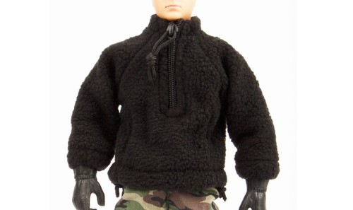 Scale black fleece - scale,