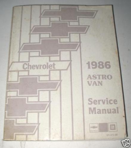 1986 chevrolet astro - 1986, van