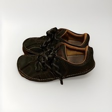 Ladies The ART Company -Chunky Art Shoes- Black Leather Trainers Size UK 6 eur39