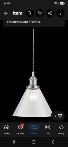 John lewis glass cone shaped - john,