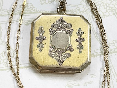 Antique gold filled - antique, locket