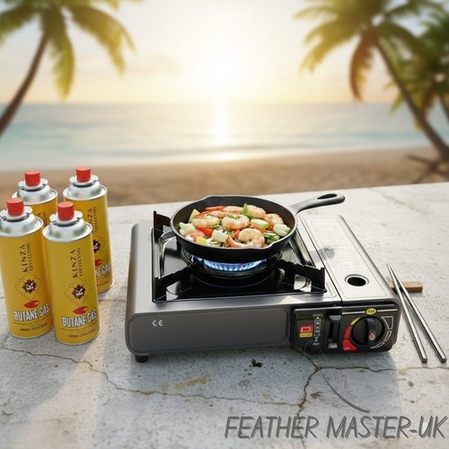 Portable butane gas stove - portable,