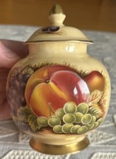 Aynsley Orchard Gold Lidded Urn. 4.5” Tall. Excellent Condition.