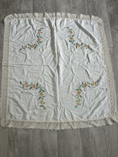Vintage white embroidered