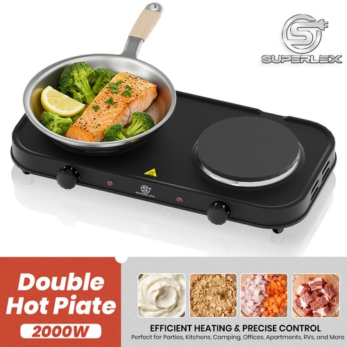 Superlex twin hot plates - hot,