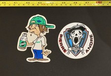 2 Vintage OG Sims Skateboards Stickers.