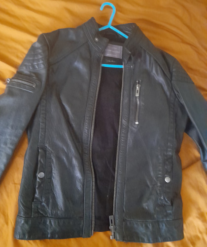 Ladies leather jacket - ladies,