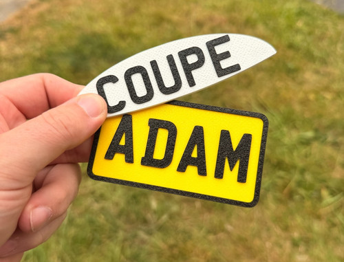 These front rear plates - front,