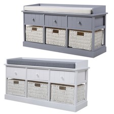 Wood Cabinet 2 Seater Storage