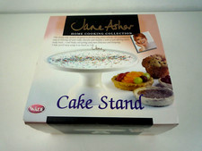 JANE ASHER 2007 WADE CERAMICS SPRINKLES LARGE CAKE STAND IN ORIGINAL BOX
