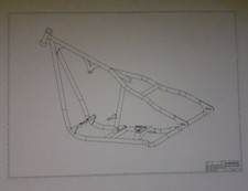Blueprints Motorcycle Frame
