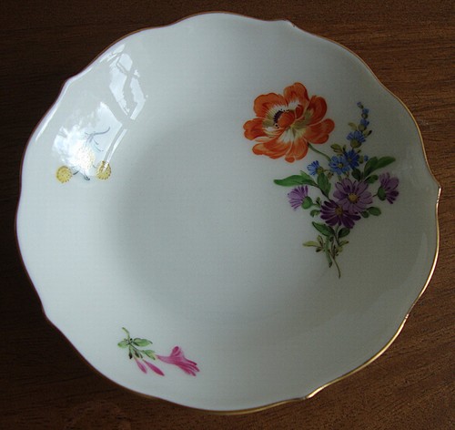 Small meissen white - white, porcelain