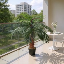 6 5 4ft Large Faux Palm Tree