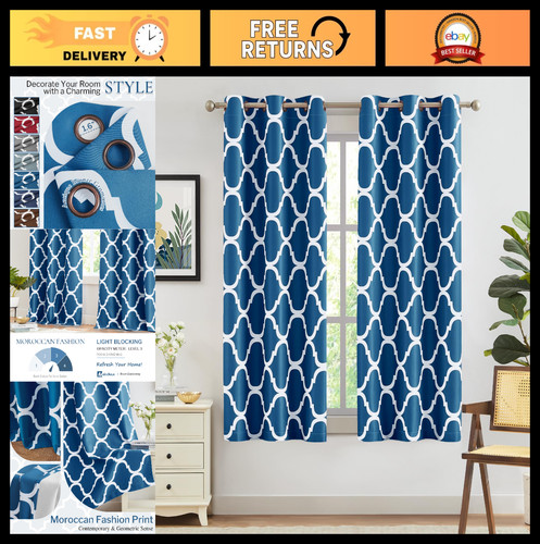 Moroccan printed blackout - printed,