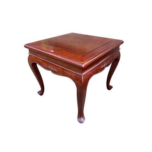 Vintage mahogany lamp table - mahogany,