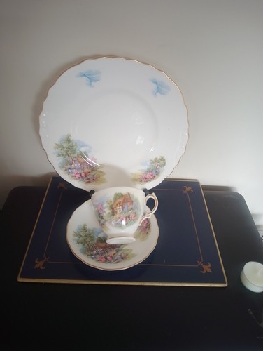 Royal vale bone china tea - bone, trio