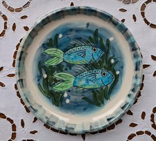 2 Fish Plates Jersey Pottery Club