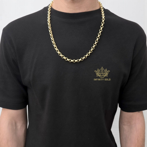 Mens 9ct gold patterned - gold, xp