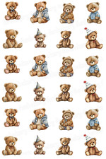 Teddy Bear Cupcake Topper