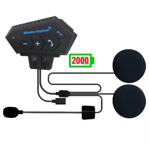 Bt12 bluetooth helmet - 5.0,