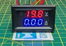 LED Voltmeter Ammeter Blue Red LED 100V 10A Meter