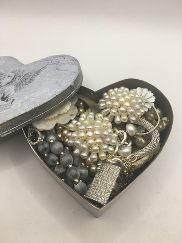 Job lot silver tone vintage - job,