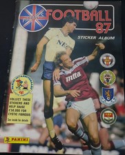 Panini’s Football 87 Sticker Album EMPTY 1987