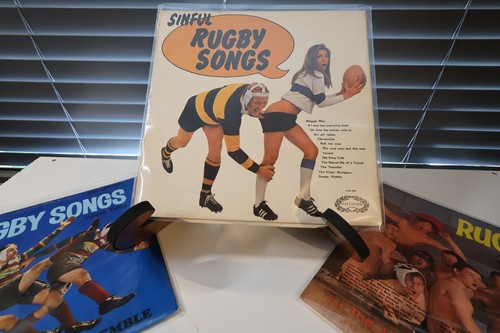 Rugby songs vinyl job lot - songs,