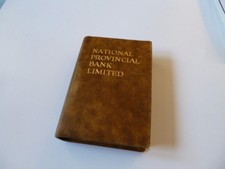 National Provincial Bank home money safe , book shape , no Key