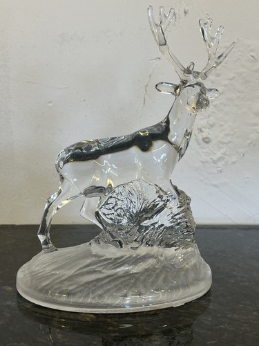 Lead crystal stag deer - stag,