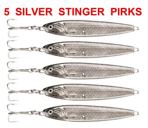 200g silver stinger pirks - 200g,