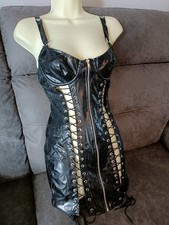 Honour Black PVC Wet Look