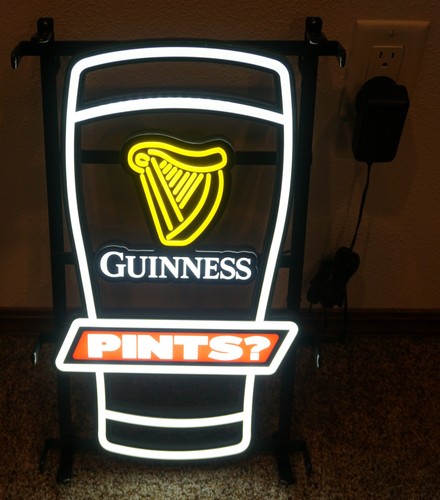 Guinness pints led lighted - led,