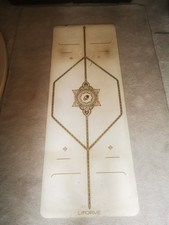 Liforme White Magic Yoga Mat Preowned and Has Damage See Photos
