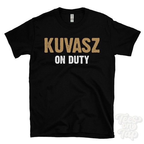 Kuvasz duty shirt - kuvasz, on