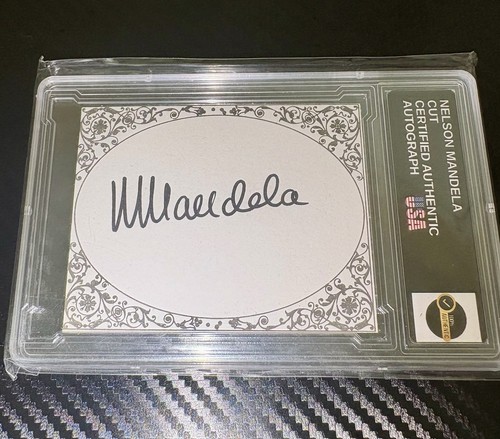 Nelson mandela signed - mandela,