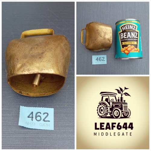 Vintage metal cow bell cattle - metal,