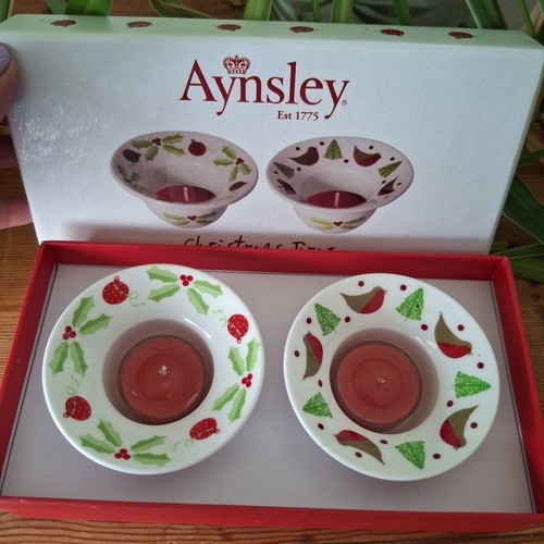 Aynsley christmas tea light - aynsley,