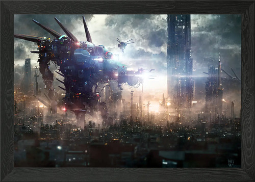 Tripod invasion framed - invasion,