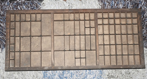 Old wooden letterpress type - wooden,
