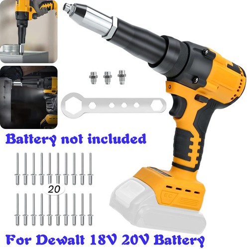Cordless rivet gun - for, dewalt