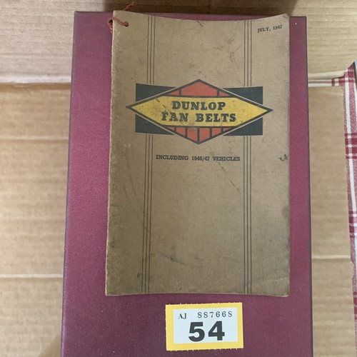 Vintage 1947 dunlop catalogue - vintage,