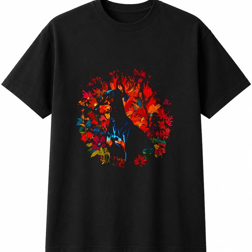 Doberman nature dog lover - doberman,
