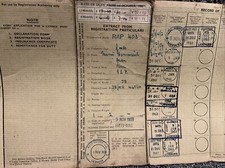 MORRIS JB VAN 1959 CLASSIC VINTAGE RF60 LOGBOOK MEMORABILIA 