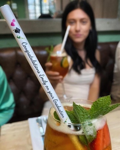 Personalised paper straws - personalised,