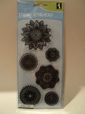 INKADINKADO CLEAR STAMPS - DECORATIVE DOILIES BNIP *LOOK*